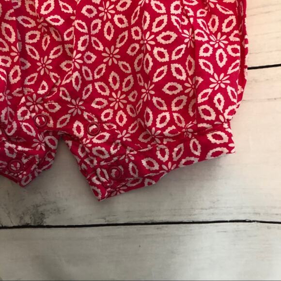 You By Carter’s Hot Pink Baby Girl Romper, 6 Months - Picture 6 of 6